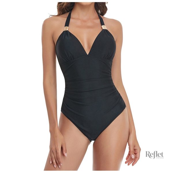 Maillot de bain une pièce, style rétro