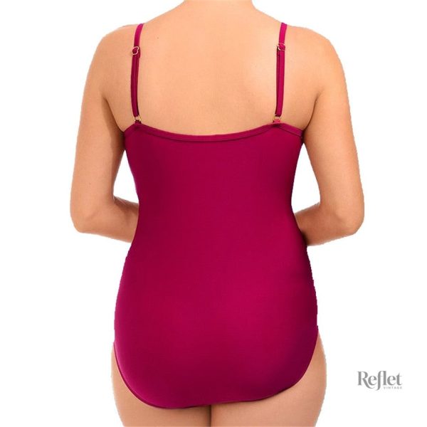 Maillot de bain rétro une pièce pour un look chic