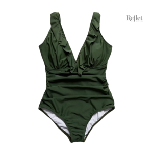 Maillot de bain vintage femme 1 pièce élégant