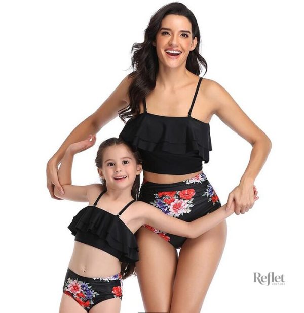 Culotte de maillot avec inspiration vintage pour femmes