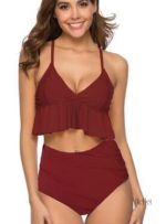 Maillot de bain une pièce style rétro