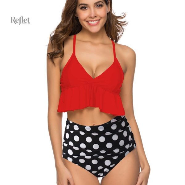 Bikini rétro au look pin up glamour