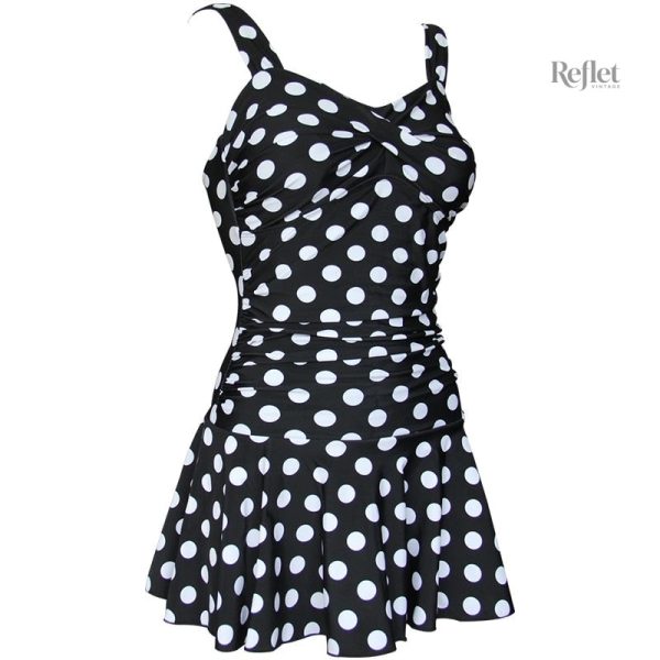 Bikini vintage à pois, parfait pour l'été et les vacances