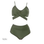Maillot de bain rétro violet pour la plage