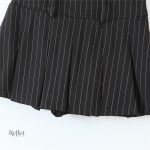 Jupe courte avec taille haute, look rétro