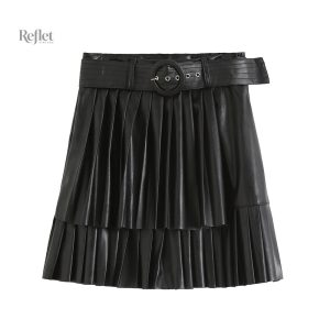Jupe courte plissée, mode des années 60