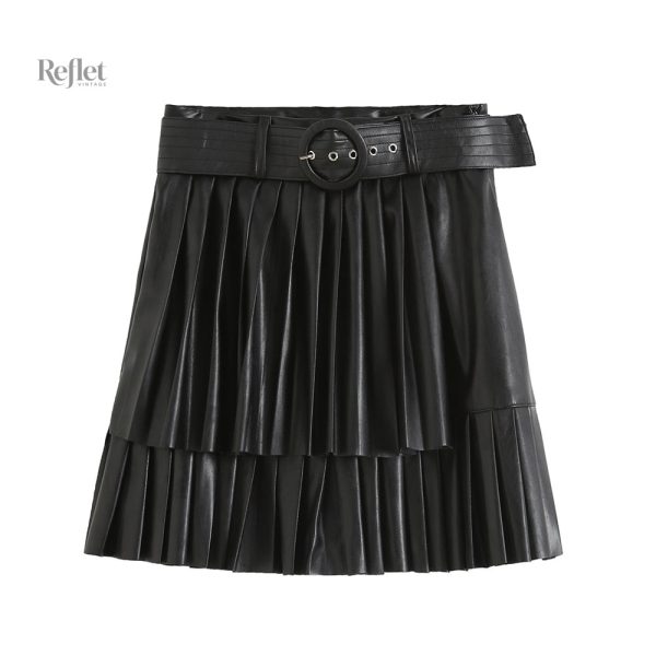 Jupe courte plissée, mode des années 60