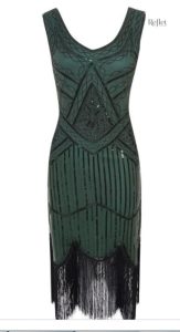 Design classique de robe années 30, chic et féminin