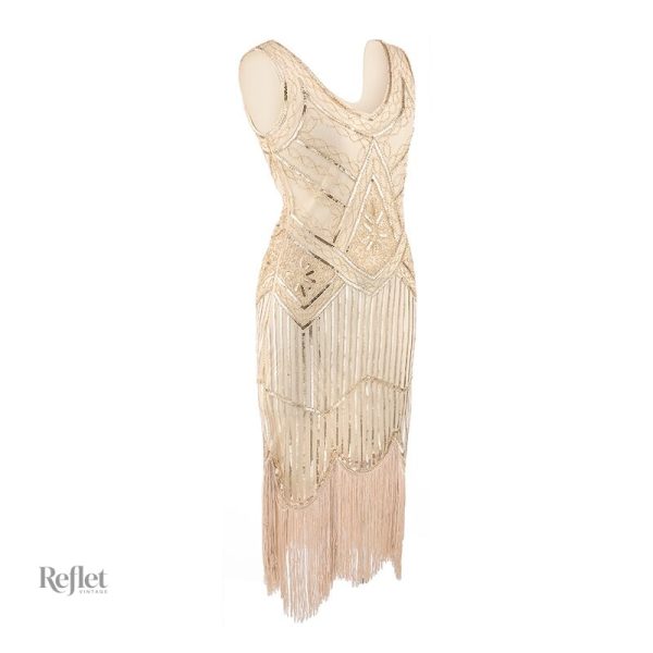 Robe années 30, silhouette cintrée flatteuse