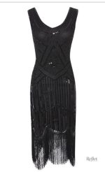 Modèle de robe années 30 à imprimé classique