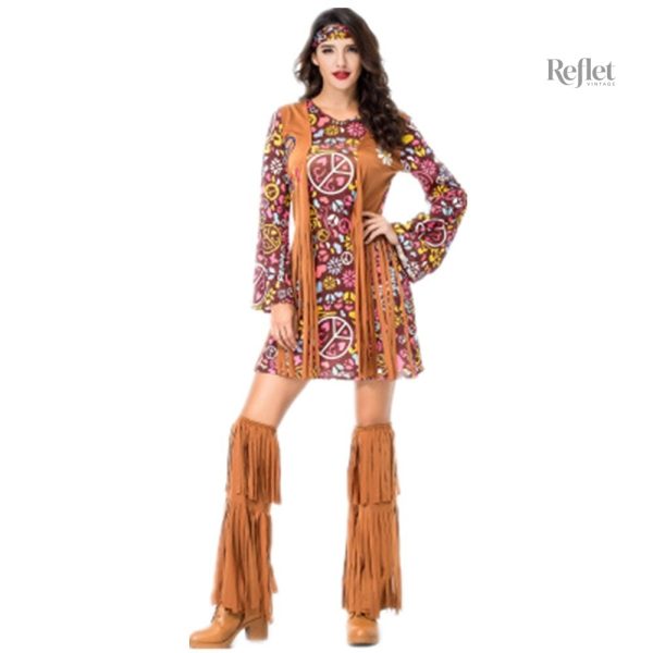 Robe tendance aux détails inspirés des années 70