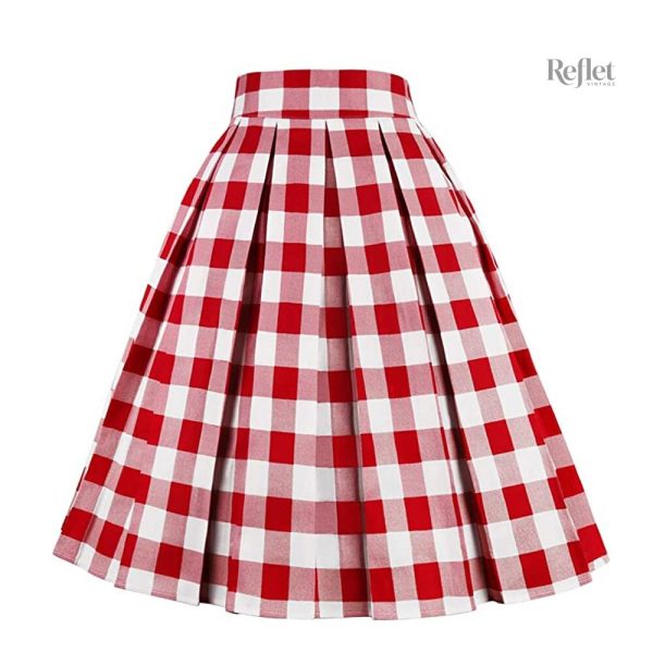 Jupe années 60, look classique revisité