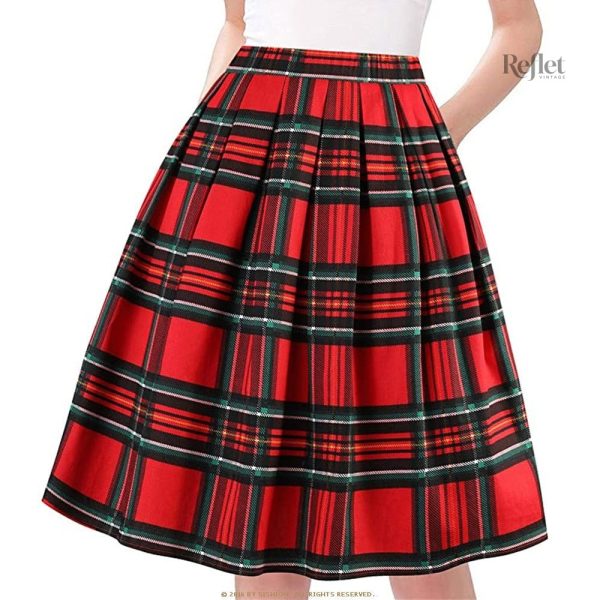 Jupe midi féminine, parfaite pour le printemps
