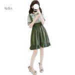Jupe vintage 70's, féminine et tendance, motifs et éclat