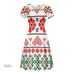 Robe à manches longues, tendance des années 70
