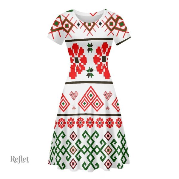 Robe à manches longues, tendance des années 70