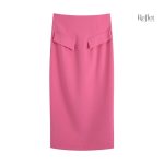 Jupe femme à taille haute, esprit bohème seventies
