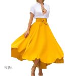 Jupe écossaise années 70, mode décontractée, style bohème