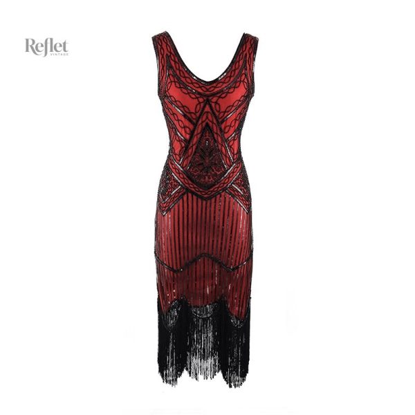 Robe distinctive années 30, style intemporel