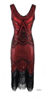 Robe années 30 au design unique et authentique