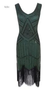 Robe rétro années 30 avec motif floral