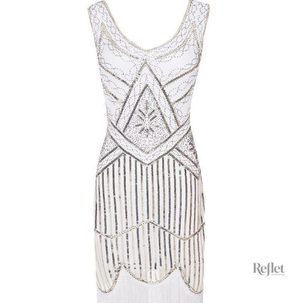 Robe années 30 de style rétro féminin