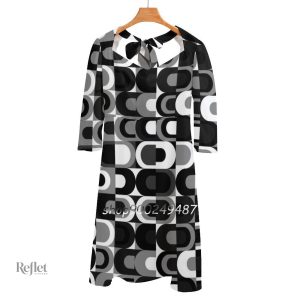 Robe vintage style année 70, élégance rétro