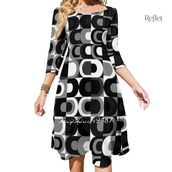 Robe années 70, idéale pour les soirées vintage