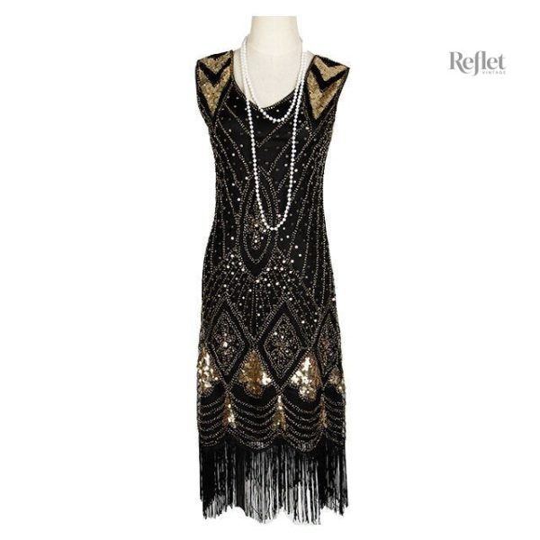 Robe années 30 en style classique et sophistiqué