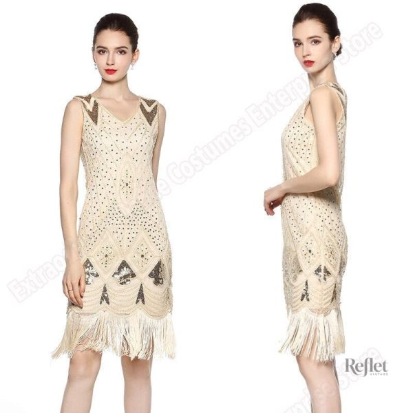 Robe vintage années 30, parfaite pour événements spéciaux