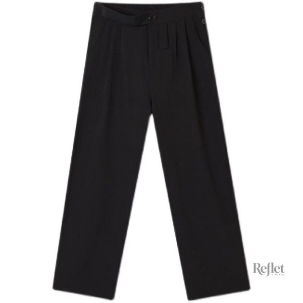 Pantalon vintage homme, coupe à pince, style rétro