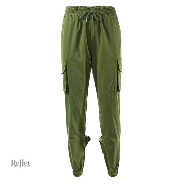 Pantalon Femme style vintage camouflage