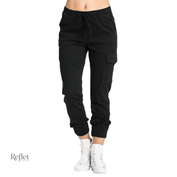 Cargo vintage femme, style décontracté