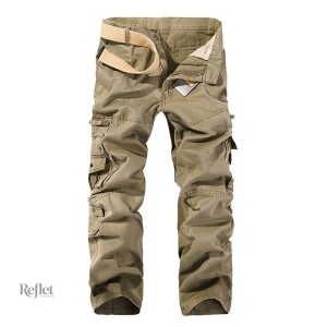 Pantalon homme coupe cargo décontracté