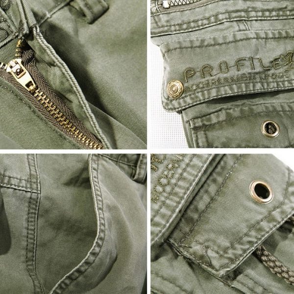 Pantalon homme style rétro cargo