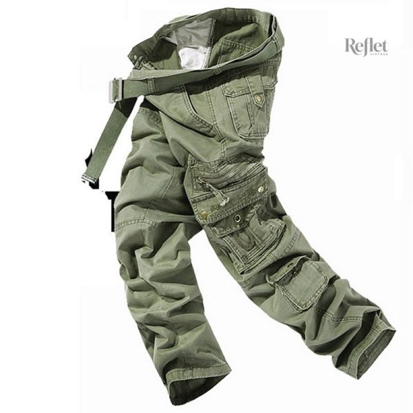 Pantalon cargo vintage confortable pour homme