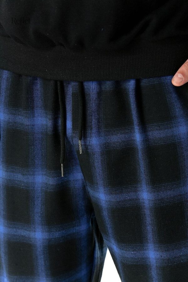 Pantalon rétro à carreaux pour homme