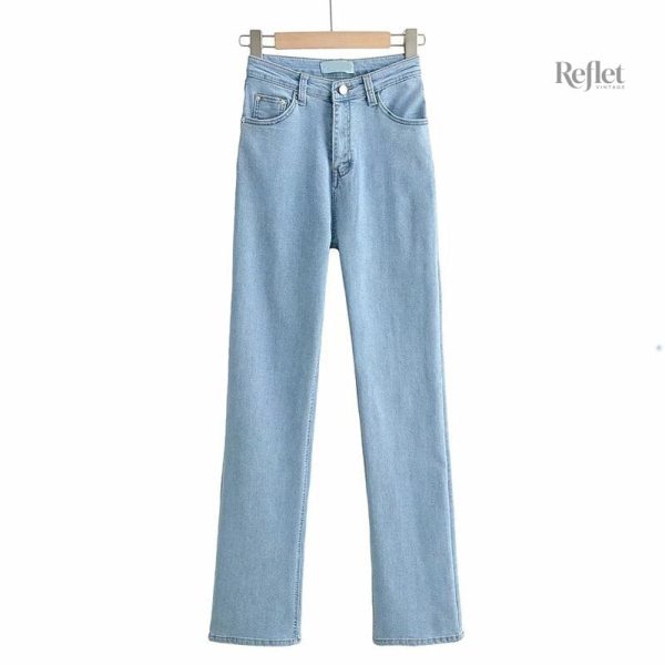 Pantalon vintage avec finitions classiques pour femme