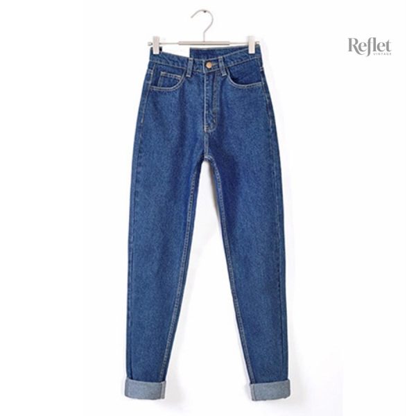 Pantalon femme style rétro avec ceinture accentuée