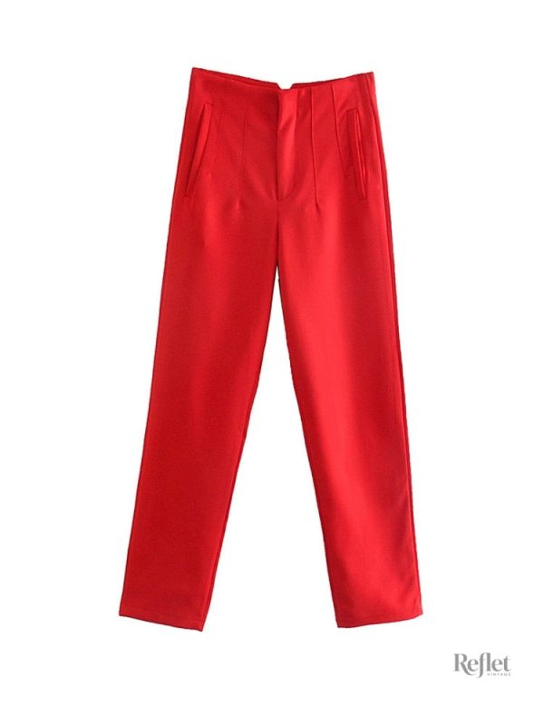 Pantalon femme au style rétro d'époque