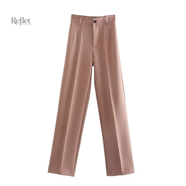 Pantalon femme avec coupe vintage confortable