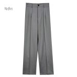 Pantalon femme style rétro ample