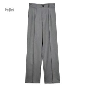 Pantalon femme style rétro ample