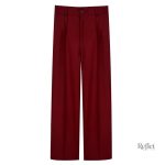 Pantalon large en tissu léger pour femme