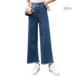 Pantalon femme vintage taille haute