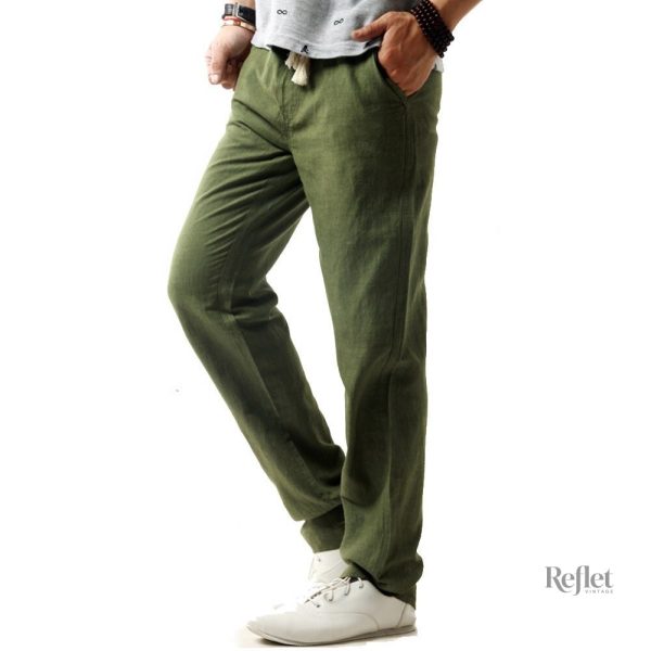 Fluide pantalon homme, design vintage tendance