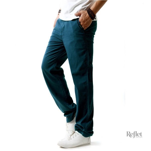 Pantalon décontracté pour homme, inspiration vintage