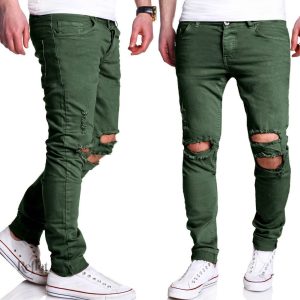 Jeans homme, coupe longue vintage