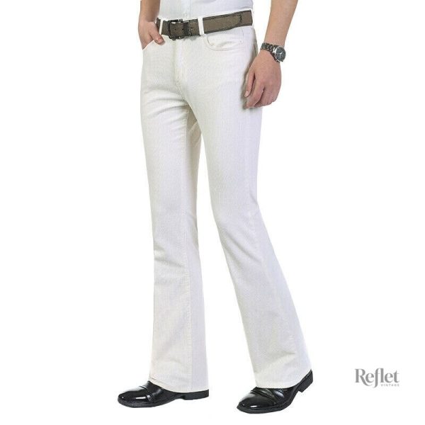 Jean évasé style rétro pour homme