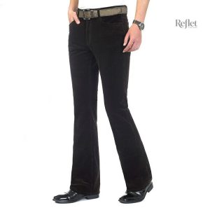 Pantalon vintage homme à taille haute